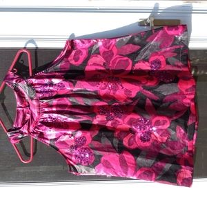 Beautiful bright showy sequined blouse